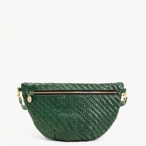 Clare V. Grande Fanny Evergreen Woven